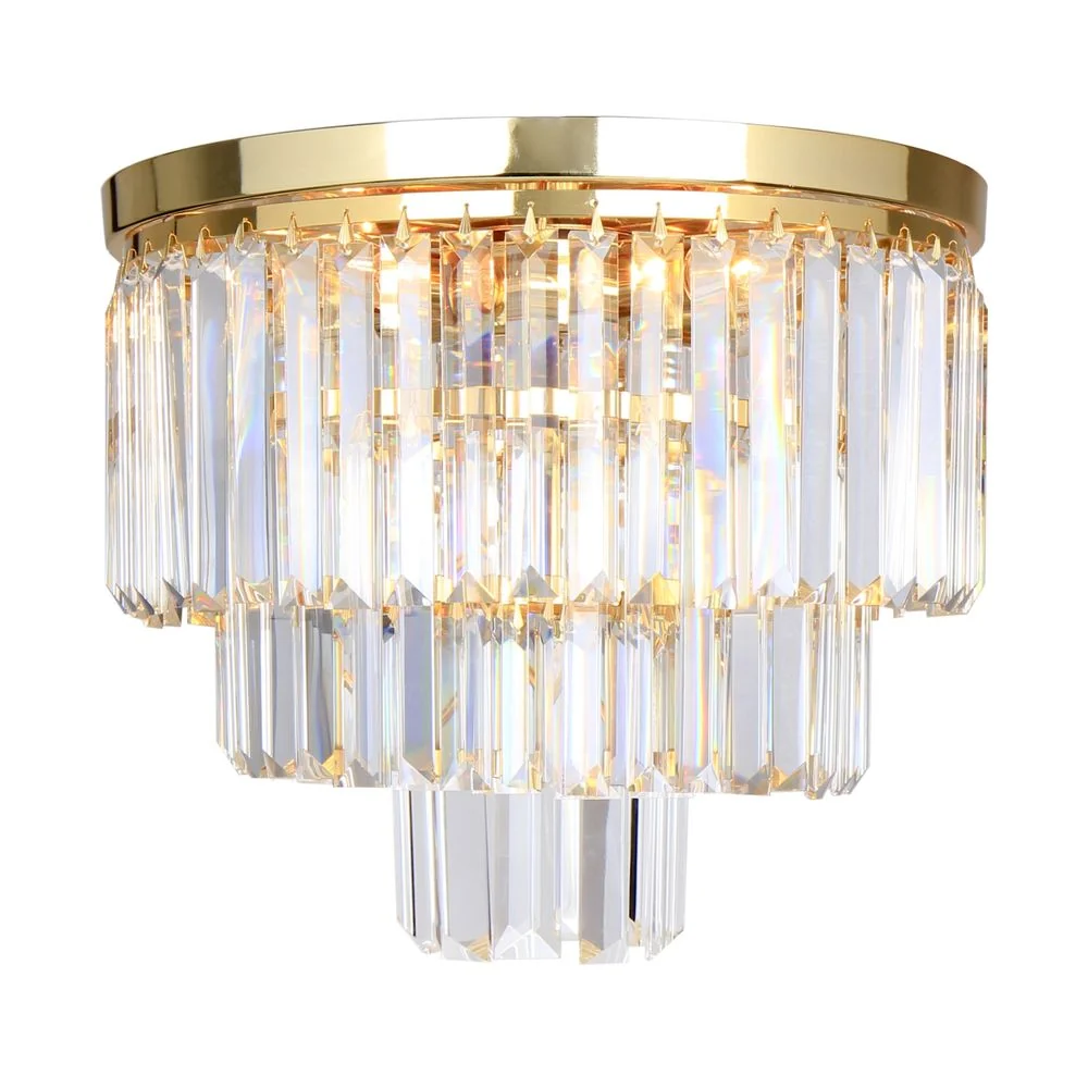 Plafonnier encastré Zumaline Amedeo 1L, douille E27, diamètre 25 cm