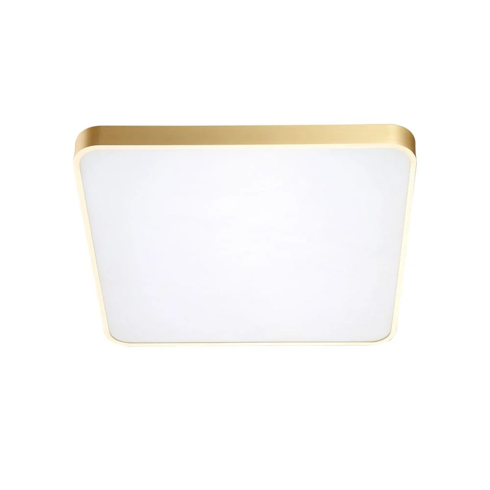 Plafonnier LED encastré Zumaline Sierra 1L 60W Gold