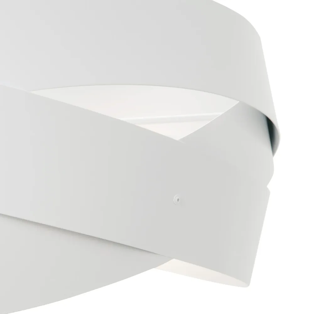 Plafonnier Zumaline Tornado 3L, douille E27, diamètre 50 cm White