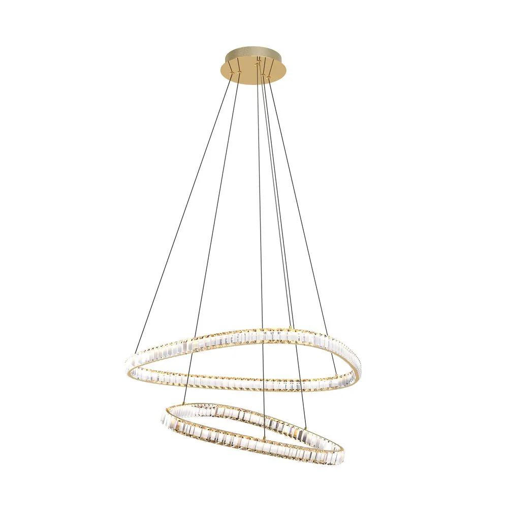 Suspension Zumaline Athesa 1L LED 38W, or