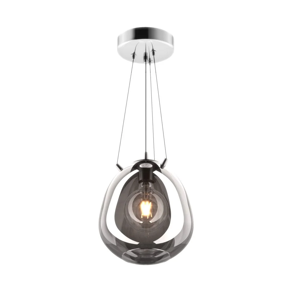Suspension Zumaline Moon 1L, douille E27, longueur 38 cm