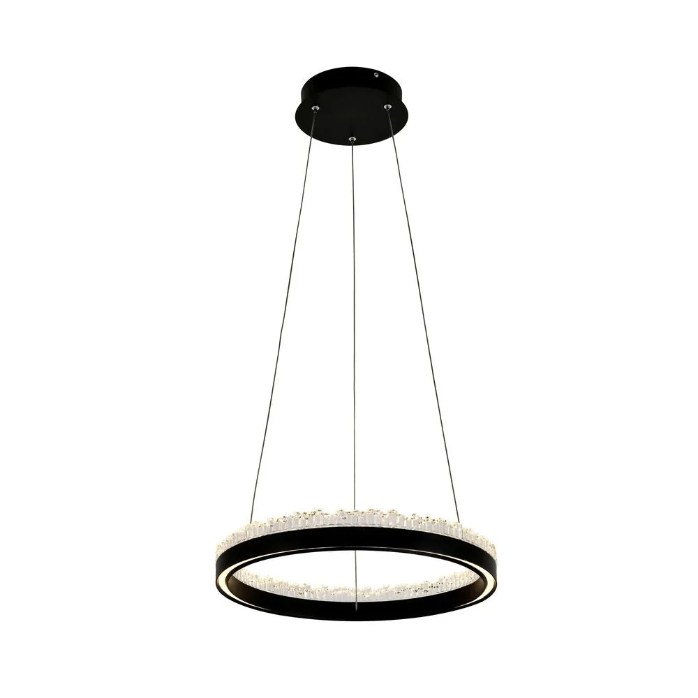 Suspension Zumaline Regi 1L LED 30W, D 40cm