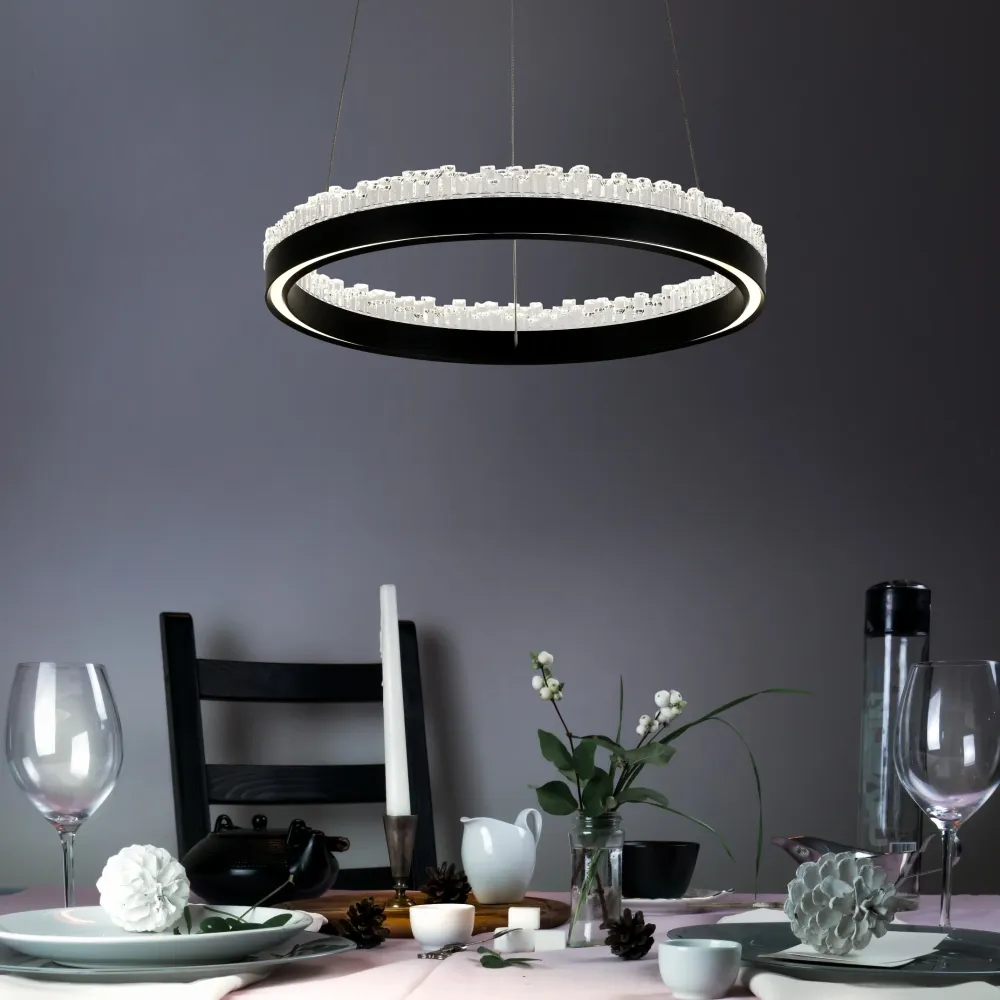 Suspension Zumaline Regi 1L LED 30W, D 40cm