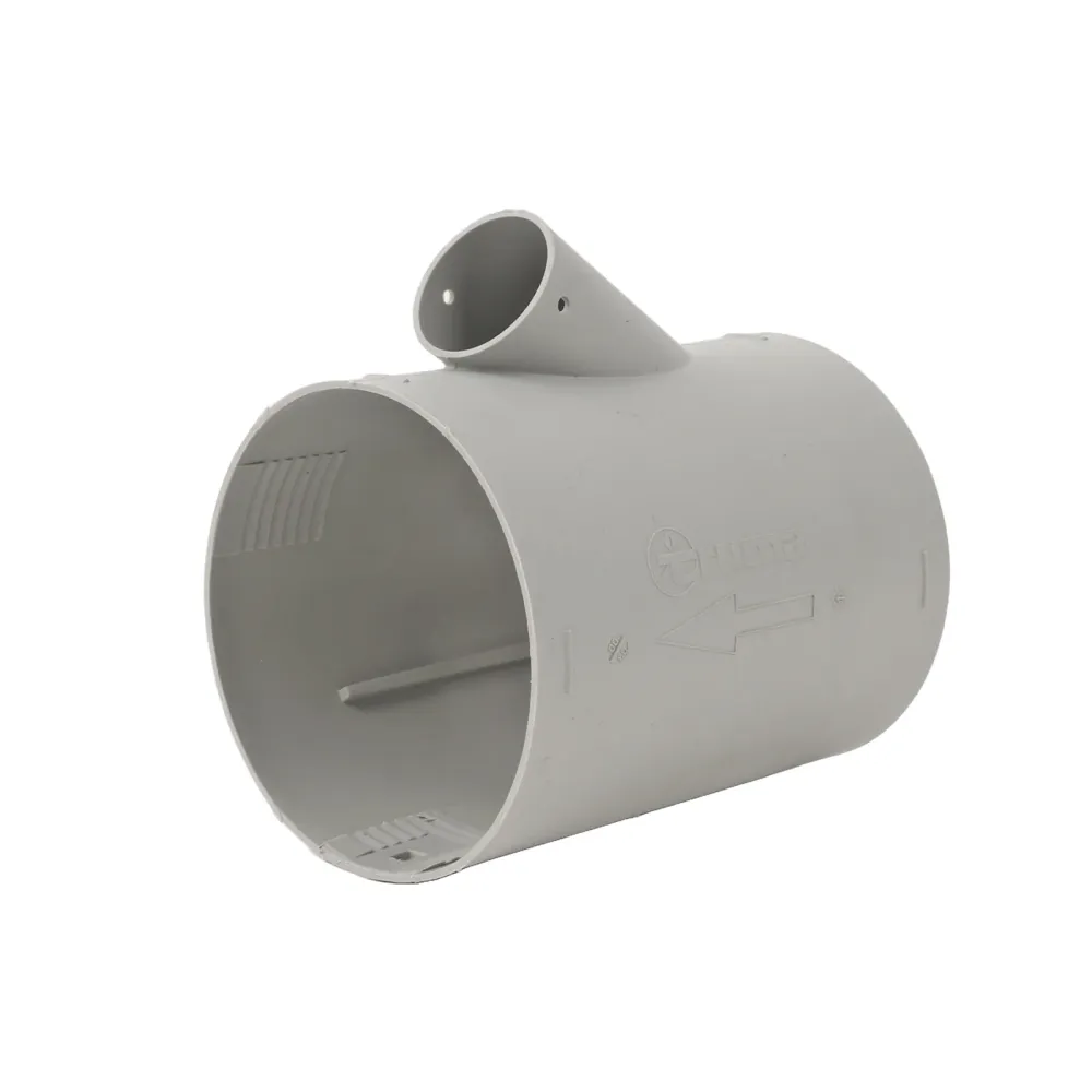 Abzweig-T AT T-Stück Anschluss für 22 mm Abzweigrohr und 65 / 72 mm Warmluftrohr : Modèle inverter