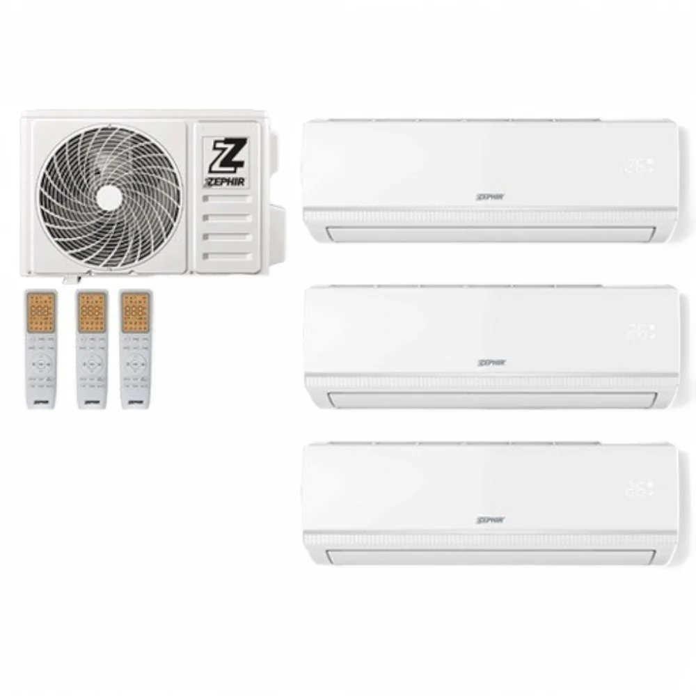 Climatizzatore condizionatore parete ++ con motore e 3 telecomandi 9+9+12 Wi-Fi MY25