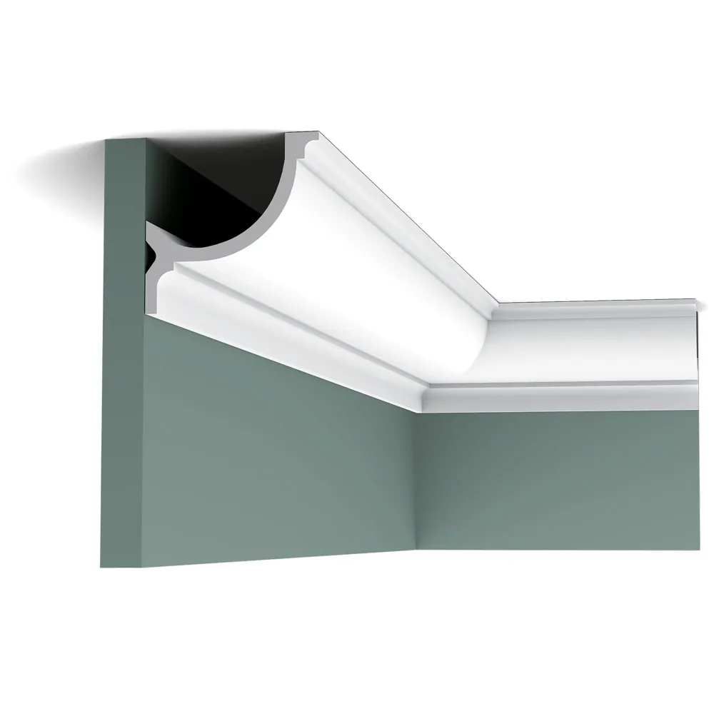 Corniche C902 en blanc | 103 x 103 x 2000 mm pour Climatiseur split