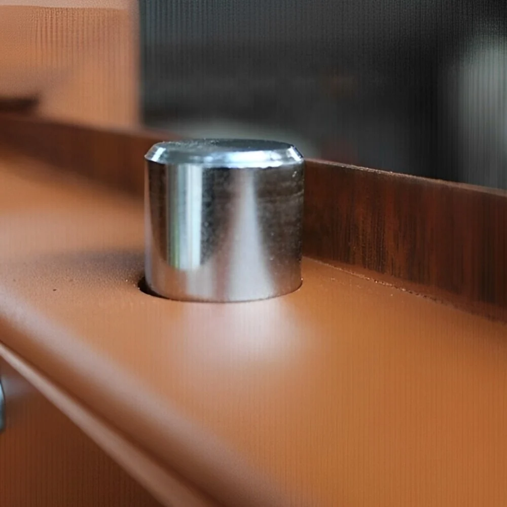 Coffret mural Armadio portafucili sicurezza 5 posti effetto legno con tesoretto chiusura sei mandate e ancoraggio robusto