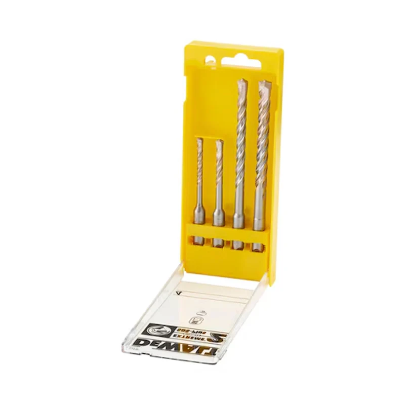 Coffret de 4 forets SDS-Plus Extreme DEWALT avec Ancrage Mur/Sol