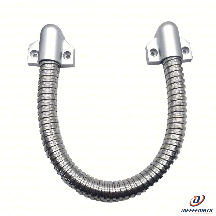 Dl-P16 Protezione Cavi Acciaio Flessibile Testa Abs Per Porte E Cancelli en acier trempé
