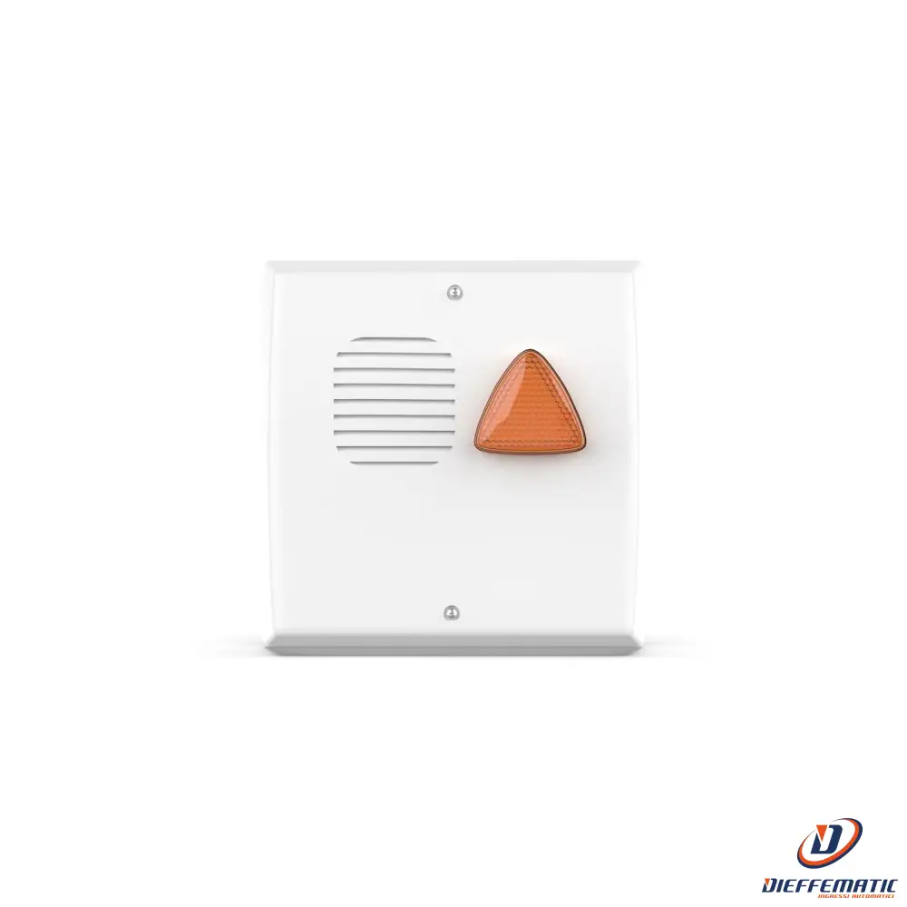 Venitem Triade Civetta Bianco / Arancio 20.204.360 Sirena Da Esterno Sicurezza pour bijoux et valeurs