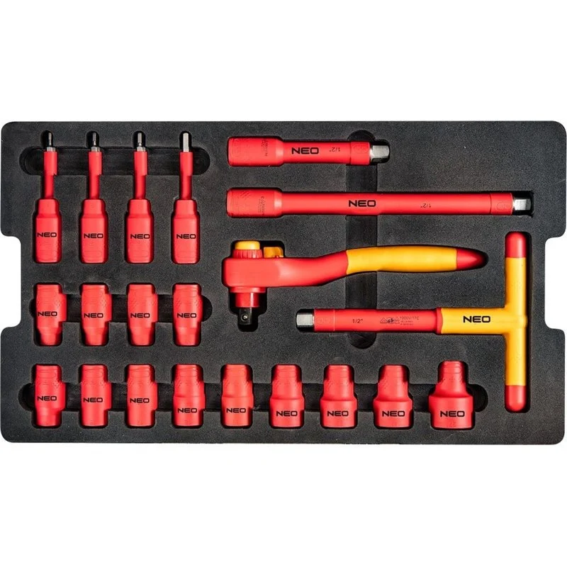 Coffret d'outillage électricien 52 pcs - NEO TOOLS - 01-311 avec Poignée Ergonomique