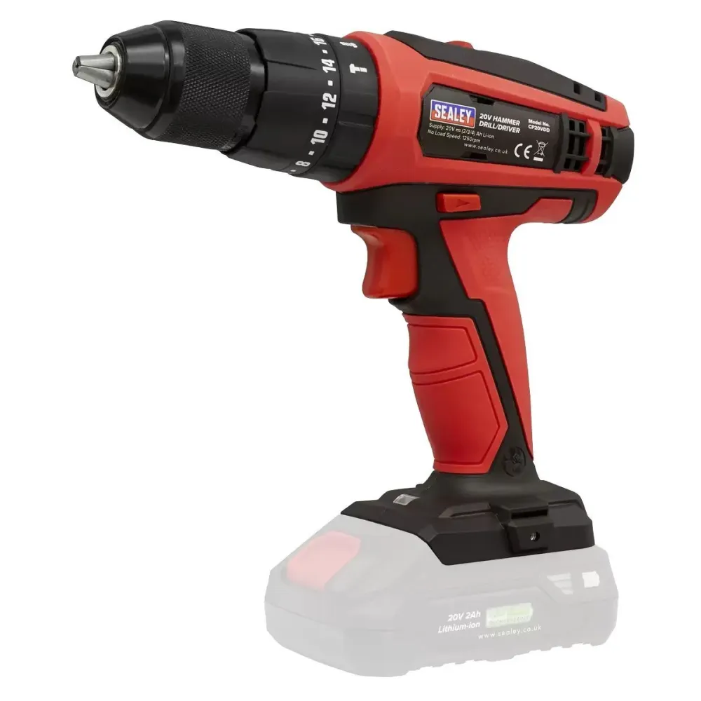 Sealey CP20VCOMBO13 5x20V Rechargeable 5 Tool Combo Kit -2 Batteries