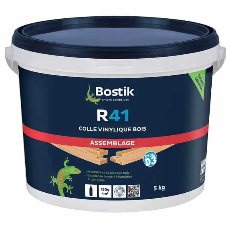 Colle r41 en seau de 5 kg BOSTIK Haute résistance aux températures