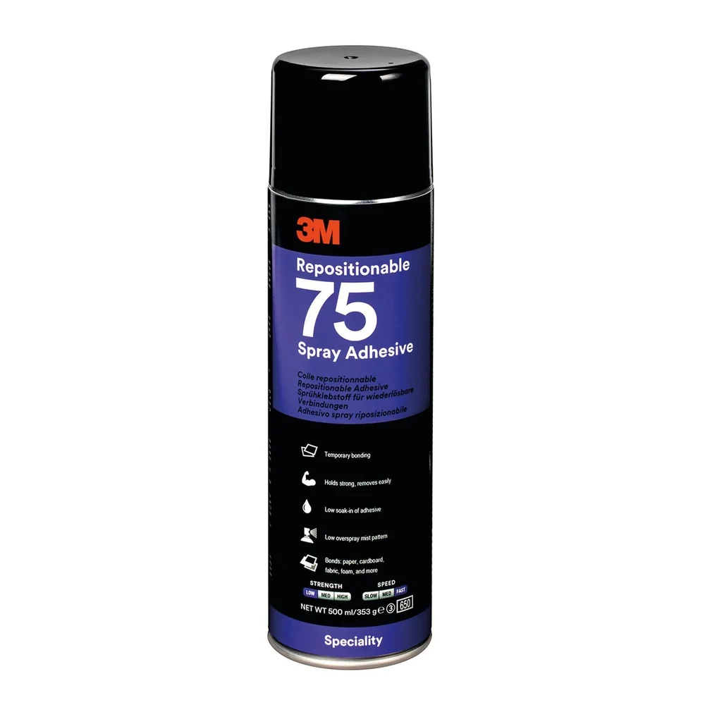 Mastic acrylique Colle repositionnable 75 érosol