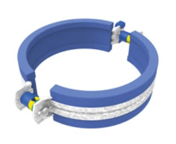 Collier galva avec isolation M8/M10 160 mm Wavin AS+ PP - Réf. 3467016000 pour Réparation Standard