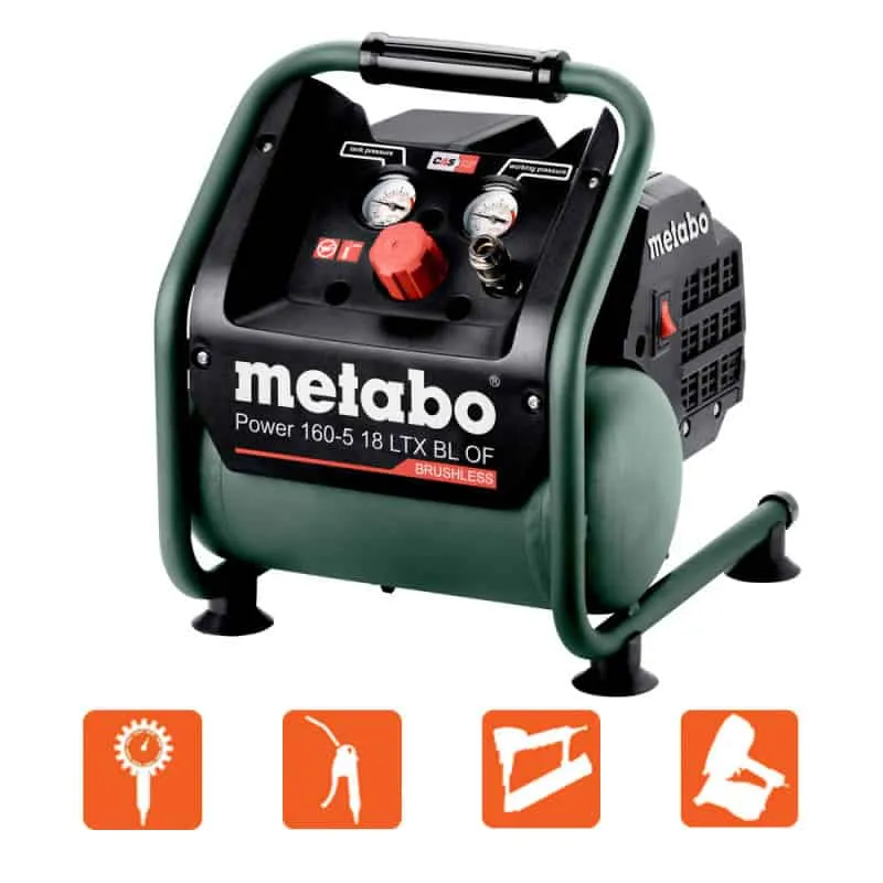 Compresseur sans fil Power 160-5 18 V LTX BL SOLO METABO 601521850
