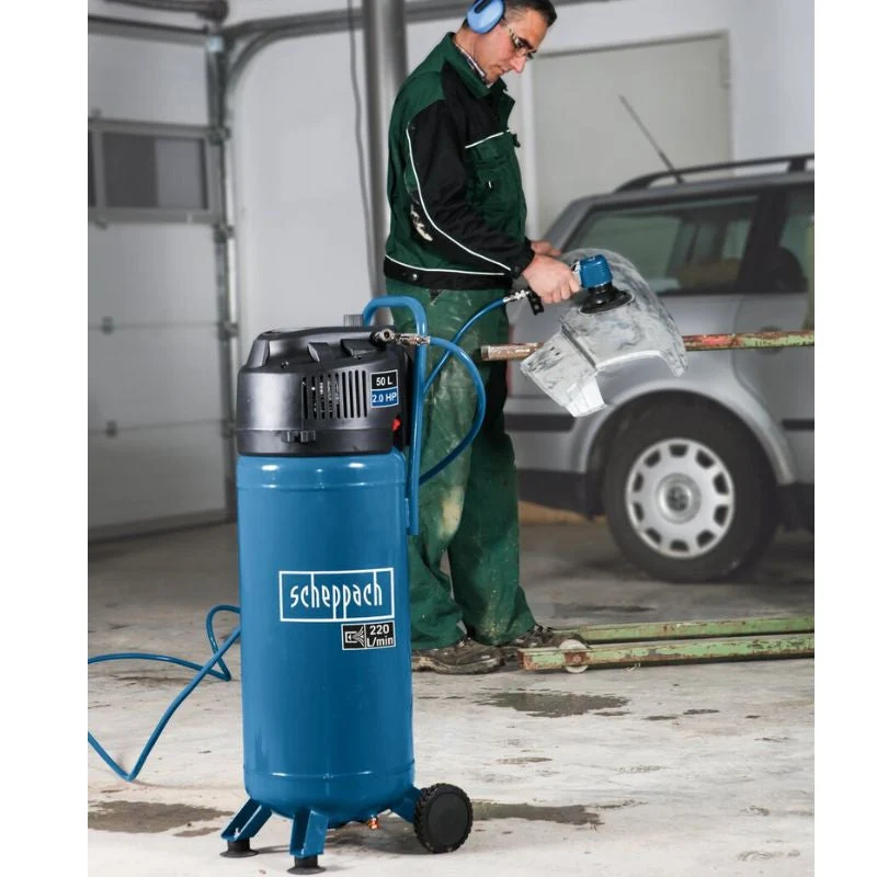 Compresseur vertical 50 L 1500 W SCHEPPACH HC51V avec Garantie 2 Ans