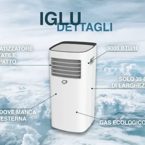 CONDIZIONATORE D'ARIA PORTATILE NAICON IGLU 12000F