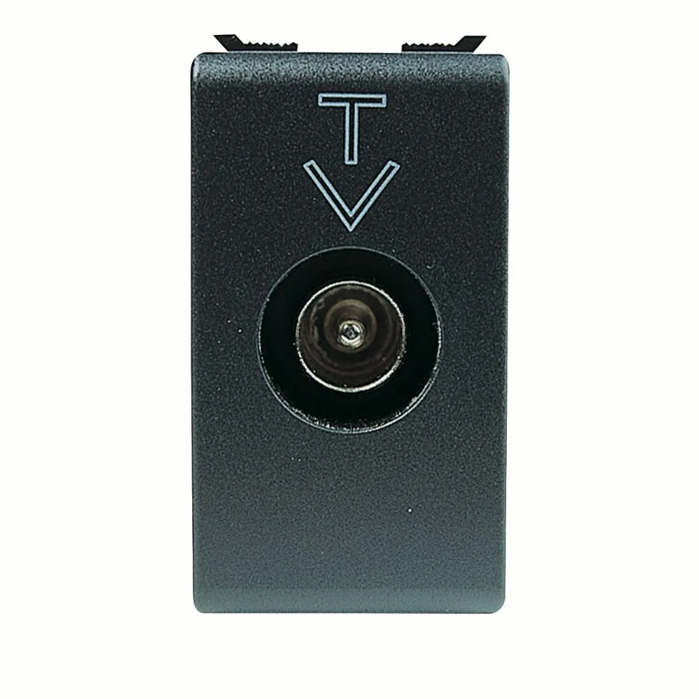 Défonceuse PRESA COASSIALE TV SCHERMATURA CLASSE CON CONNETTORE IEC MASCHIO 9.5MM PLAYBUS - GEWISS GW30301/30306