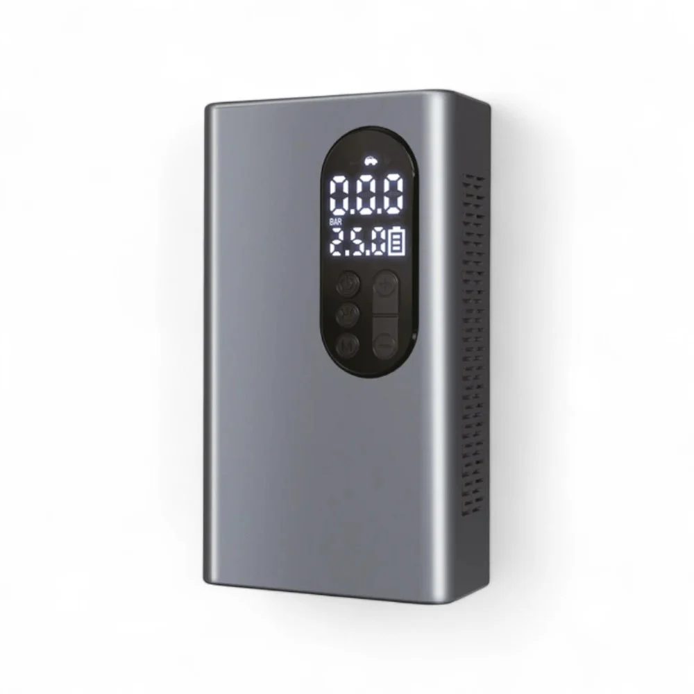 Mini compressore d'aria powerbank e torcia led portatile 80 W LS-MC01