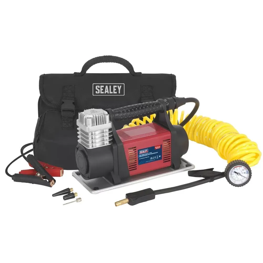 Sealey MAC06 12V Heavy Duty Portatif Air Compressor