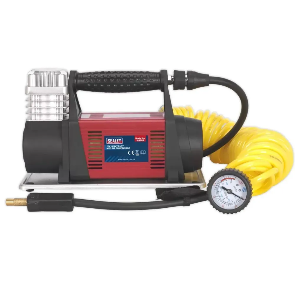 Sealey MAC06 12V Heavy Duty Portatif Air Compressor