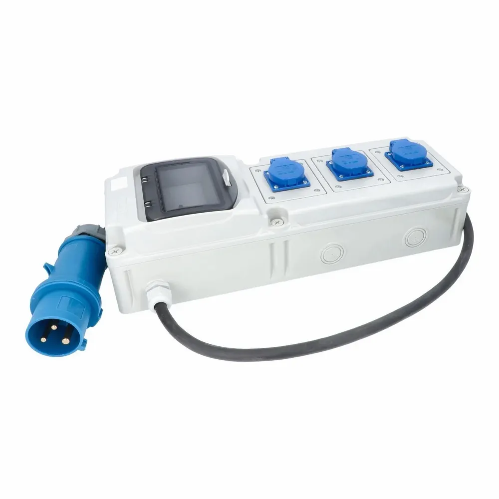 Professionnel Haute Qualité Mobiler Stromverteiler CEE 32A 230V auf Schuko 16A 230V