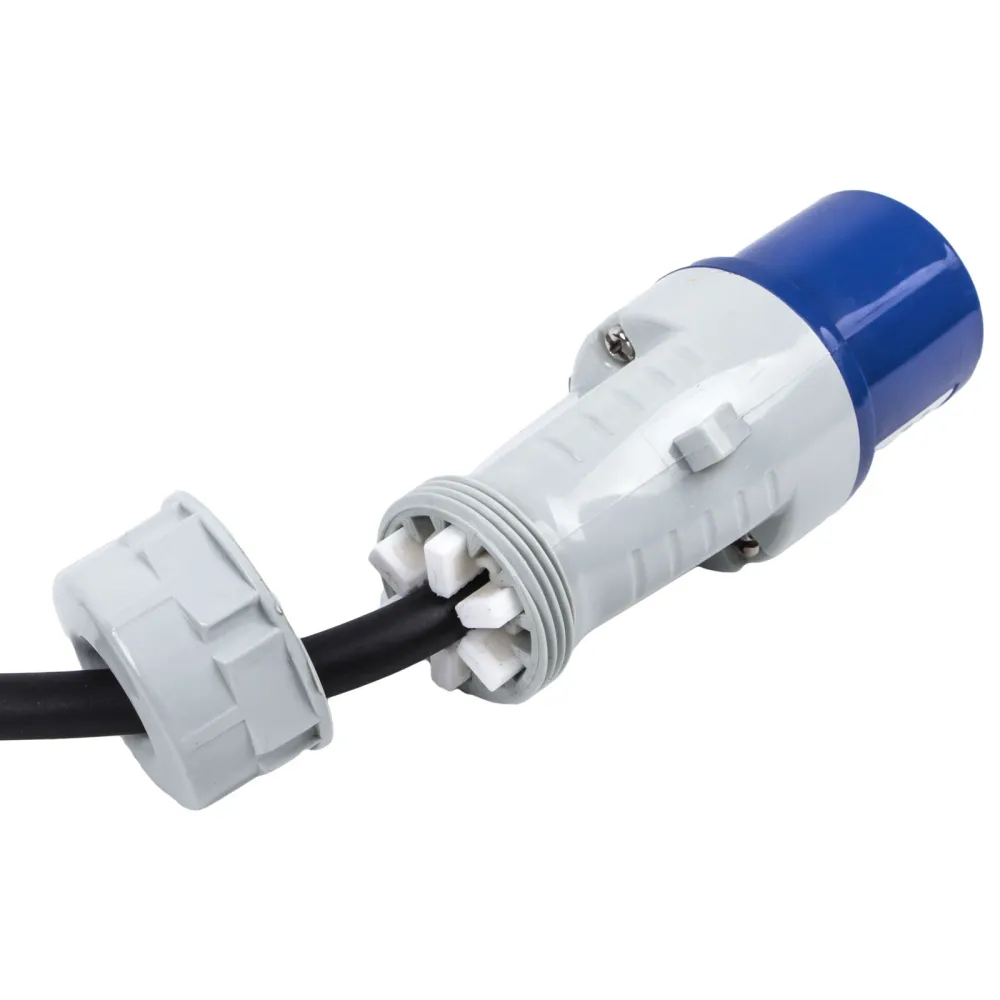 Étanche IP66 CEE Neopren Verlängerungskabel 10 Meter 3500 W 16A
