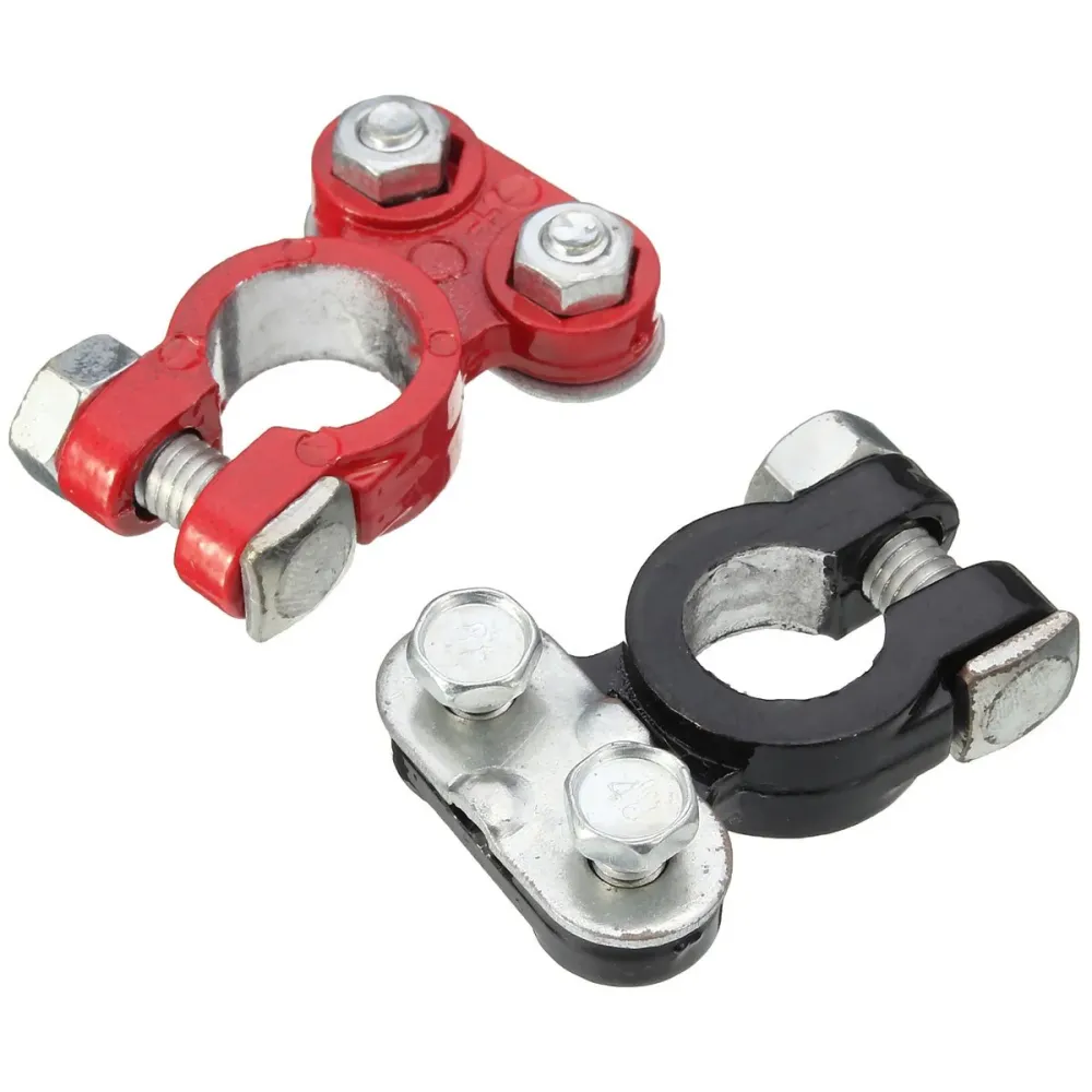 BATTERY TERMINAL CONNECTORS, PAIR pour section 1,5 à 4 mm²