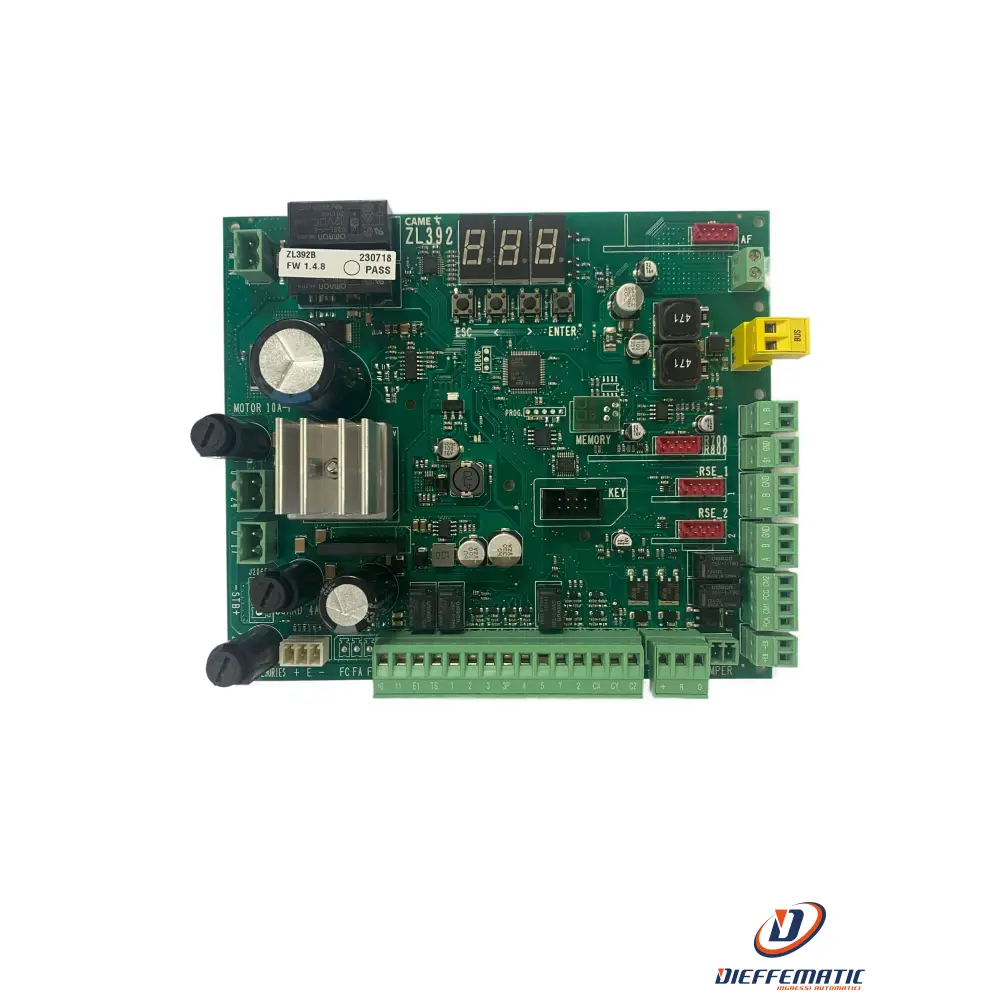 Came Quadro Comando Scheda Centrale Zl392B 88003-0083 Ricambio Originale en laiton nickelé