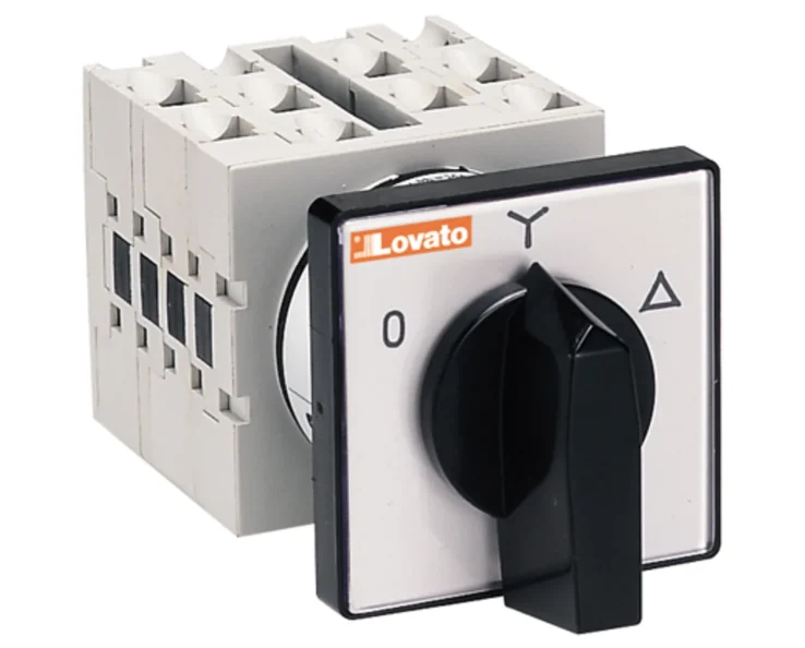 COMMUTATORE CAMME GX AVVIATORE STELLA-TRIANGOLO 16A 48X48 LOVATO GX1612U