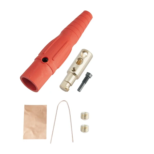 Orange Cam-Tech Device 2/0-4/0 Male Connector CL40MO (Pack 4) pour câbles multibrins