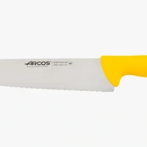 Couteau de chef cranté jaune 2900 250 mm