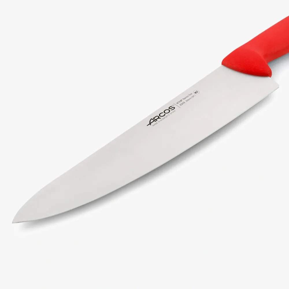 Couteau de chef lame grand rouge 2900 300 mm