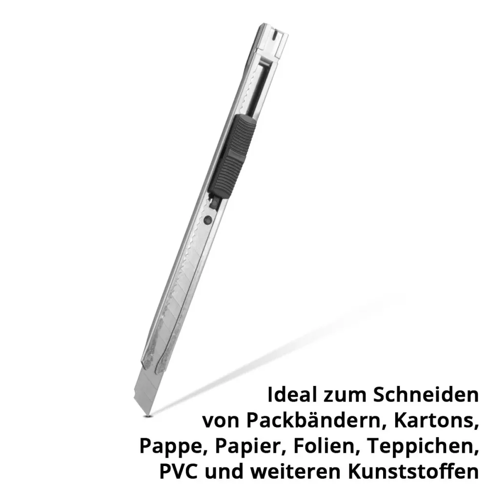 Mécanisme d'acier Couteau de coupe 10 Ensemble avec des lames de coupe de 9 mm en acier en carbone à l'épreuve de rupture...