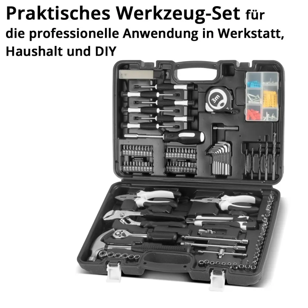 Steelworks DIY WILLER SET HTS-109 ST Tool Case | Boîte à outils | Boîte à outils avec un ensemble d'outils en 108 parties...