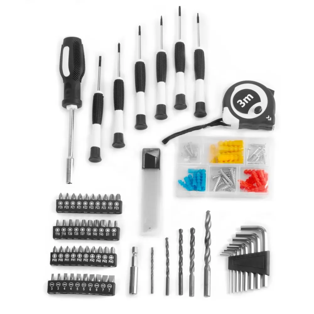 Steelworks DIY WILLER SET HTS-109 ST Tool Case | Boîte à outils | Boîte à outils avec un ensemble d'outils en 108 parties...