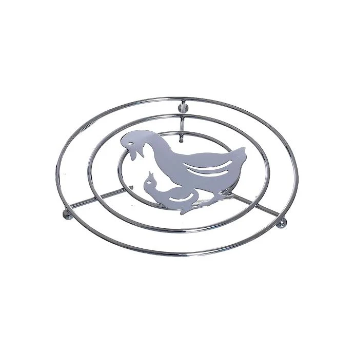CH Duck Design Trivet Stand - Effet argent