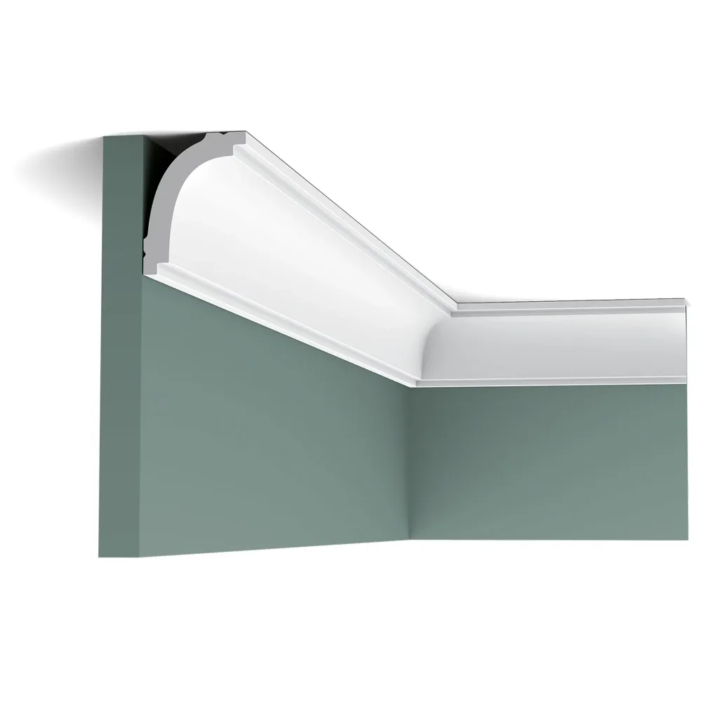 Stuckleiste CB523N weiß | 44 x 59 x 2000 mm