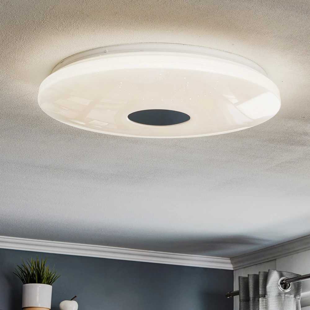 Détecteur multifonction Plafonnier LED Lavinia avec capteur 60 cm