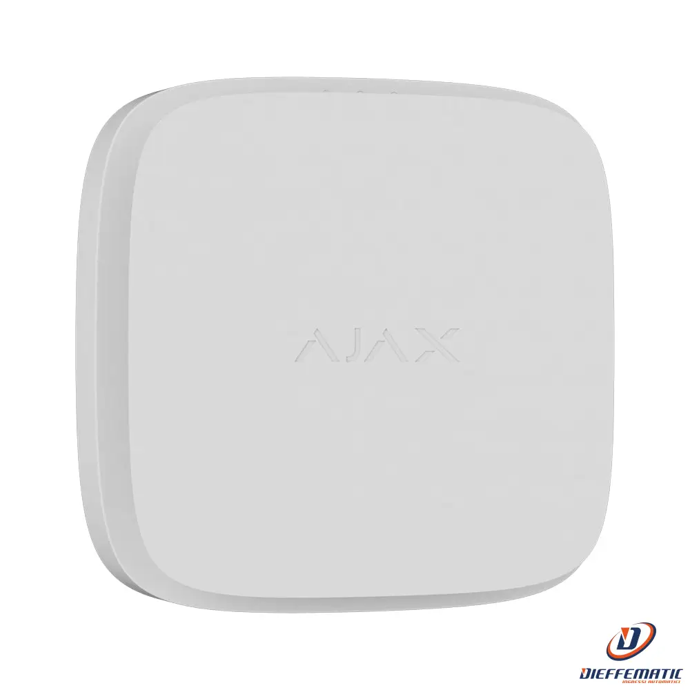 Ajax Aj-Fireprotect2-Hs-Sb-W Rilevatore Di Fumo E Termovelocimetrico en acier galvanisé