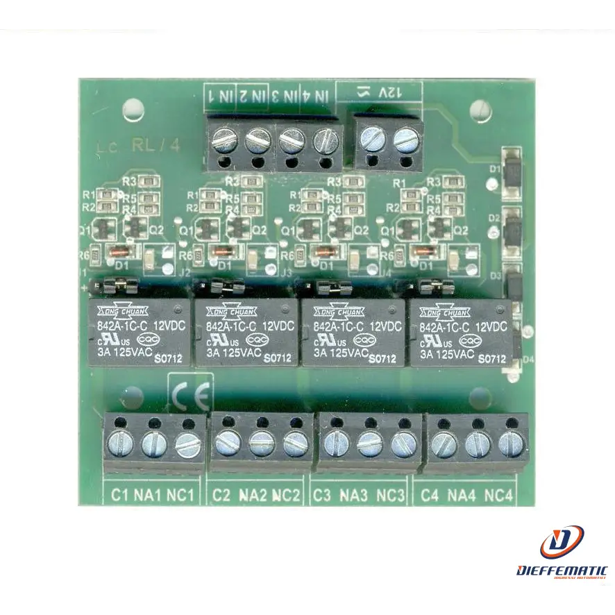 Quadruplo Rilevatore Di Tensioni Uscite Relè Securvera Ss-Ocaqrtatrc CAT III 1000V