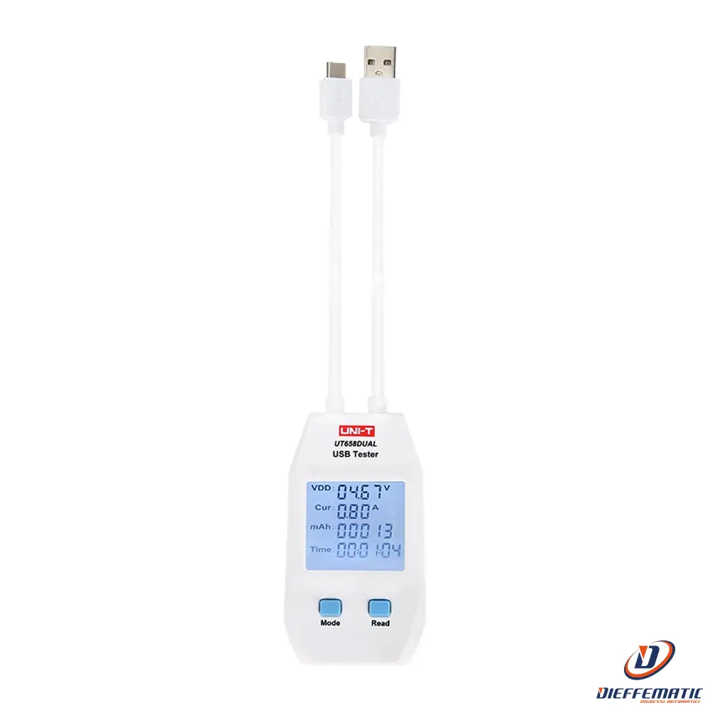 Uni-trend UT658DUAL Misuratore doppio di corrente e tensione UNI-T avec câbles de test