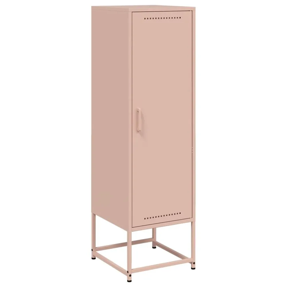 Buffet bahut commode armoire meuble de rangement organisateur cuisine salle de séjour salon haut 36 x 39 x 123 cm acier Ro...