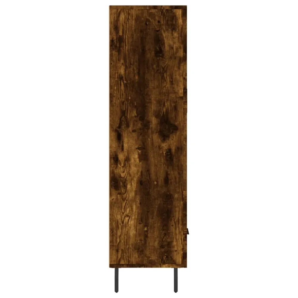 Buffet bahut commode armoire meuble de rangement organisateur cuisine salle de séjour salon haut 69,5 x 31 x 115 cm bois d...