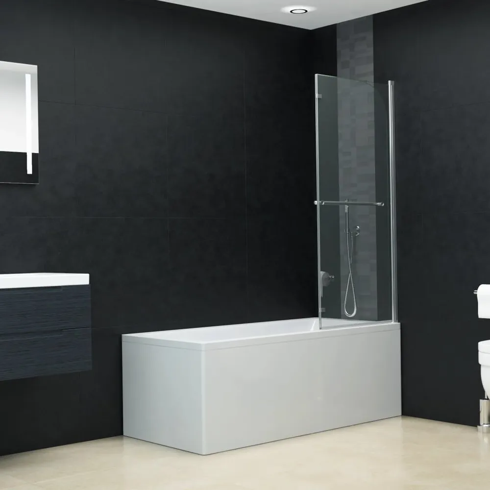 Cabine de douche pliable 2 panneaux ESG 95x140 cm