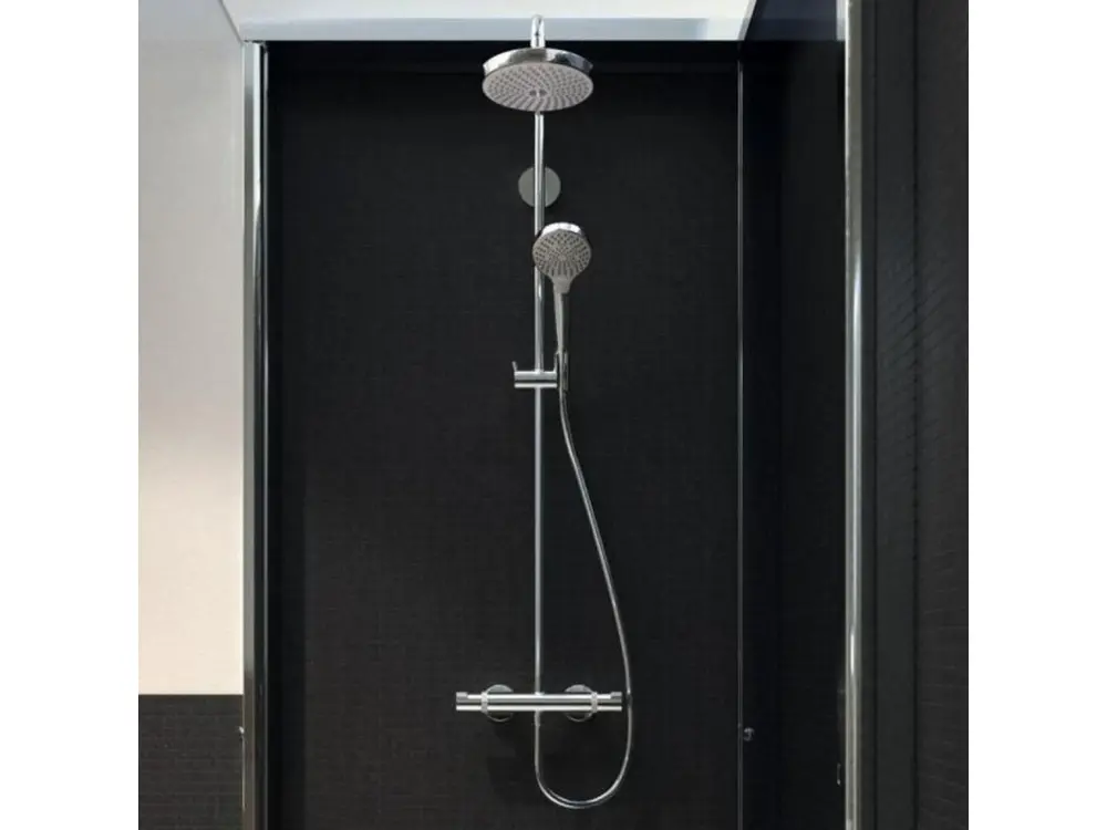 Colonne de douche thermostatique HANSGROHE Raidance S 240 EcoSmart chromé