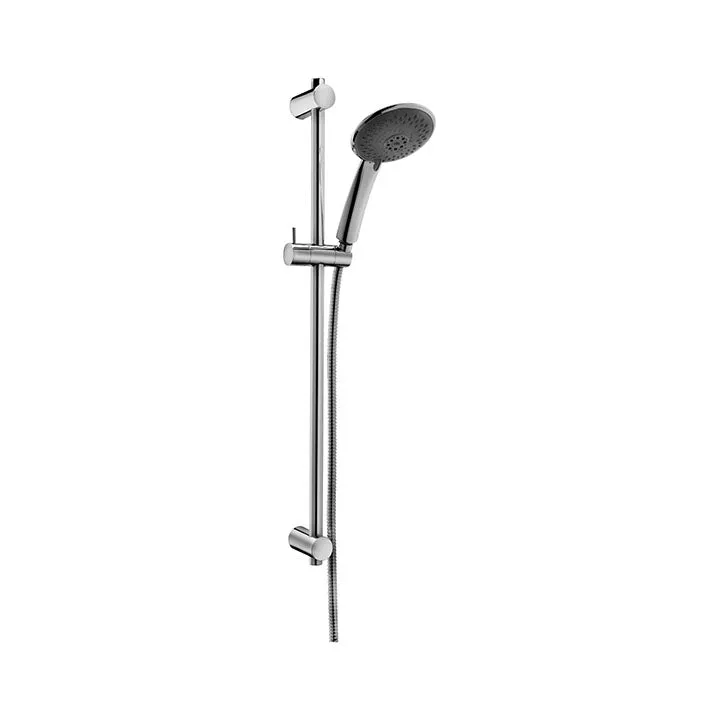 Ensemble coulissant avec barre pour douche Prestige avec mitigeur de douche externe Candy chromé Paffoni