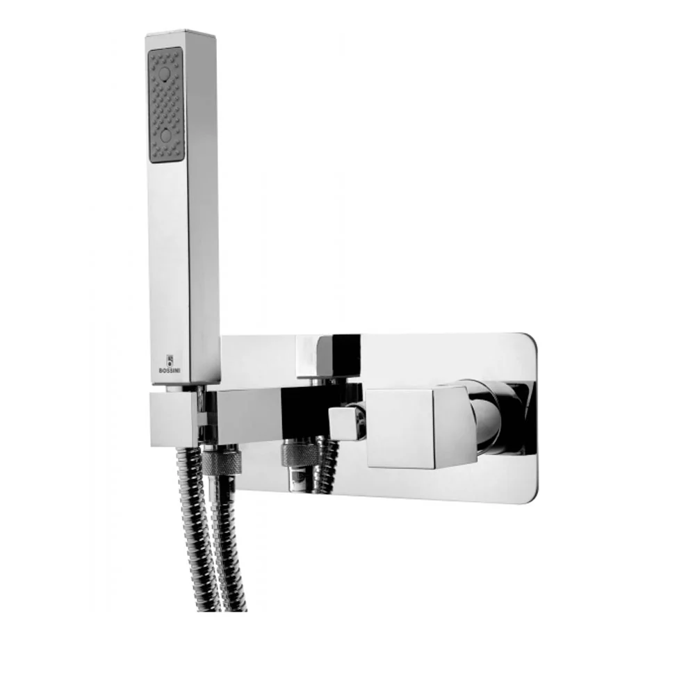 Kit de douche Bossini avec mitigeur monocommande avec déviateur 2 voies et douche Cube