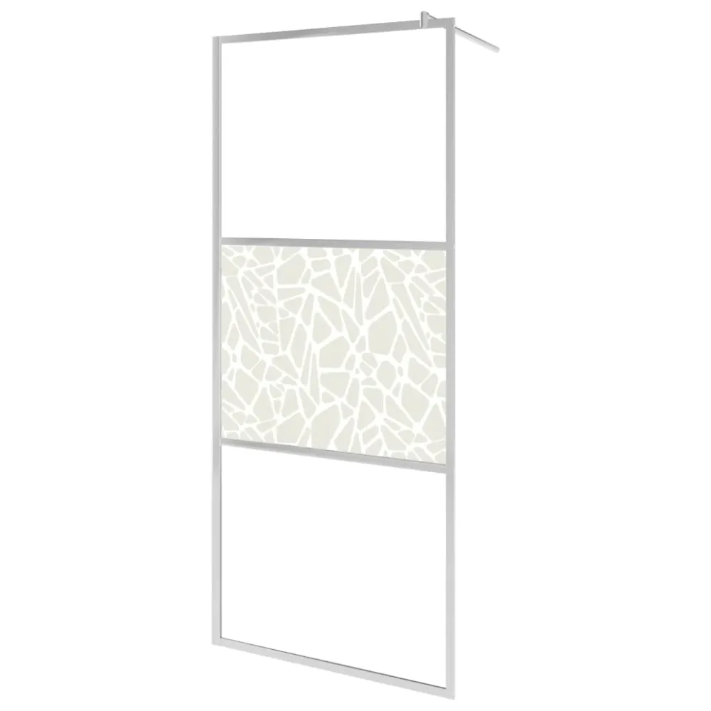 Paroi de douche à l'italienne à verre ESG salle de bain pierre 90x195 cm 02_0002128